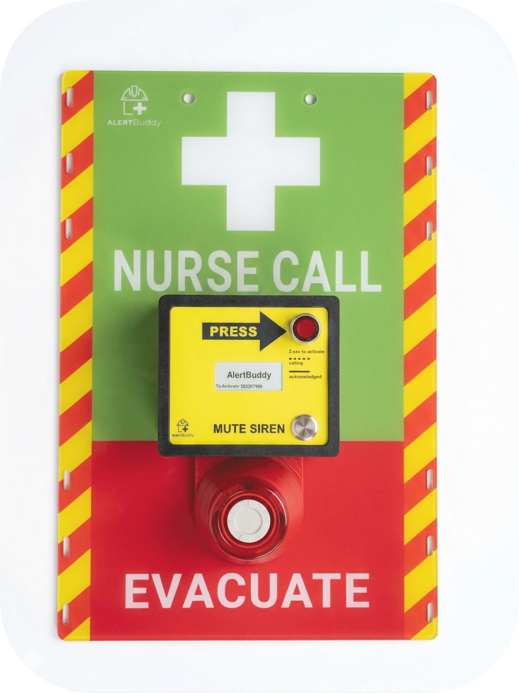 AlertBuddy Remote Node — lightweight wireless nurse call unit